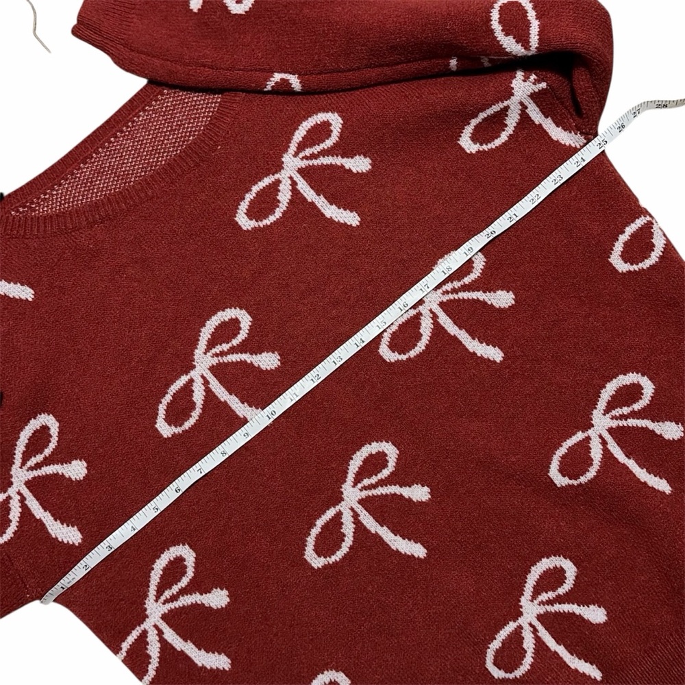 NWT Long Sleeve Oversized Bow Sweater XL - Picture 7 of 10